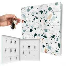 Colorful Pebbles Key Cabinet For Home, Green Box Wall, Abstract Backgrounds & Patterns, Enthusiasts Of Modern Designs - thumbnail 2