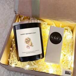 Personalised Mother's Day Soy Candle, Hand-Poured Scented Gift For Mum - thumbnail 4