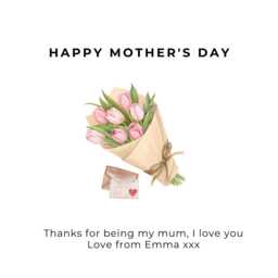 Personalised Mother's Day Soy Candle, Hand-Poured Scented Gift For Mum - thumbnail 2