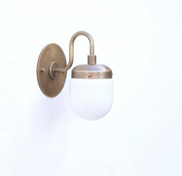 Vanity Light, Wall Sconce Mid Century Brass Light Lm1, Ul Listed, No.0451 - image 1