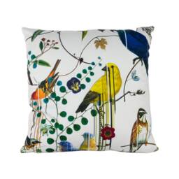 Christian Lacroix For Designers Guild - Birds Sinfonia Perce Neige Expressive Bird Iconic Designer Cushion Cover Luxury Throw Pillow - thumbnail 2