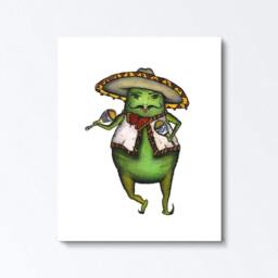 Avocado - Art Print Mariachi, Illustration, Guacamole, Cinco De Mayo, Celebration - thumbnail 2