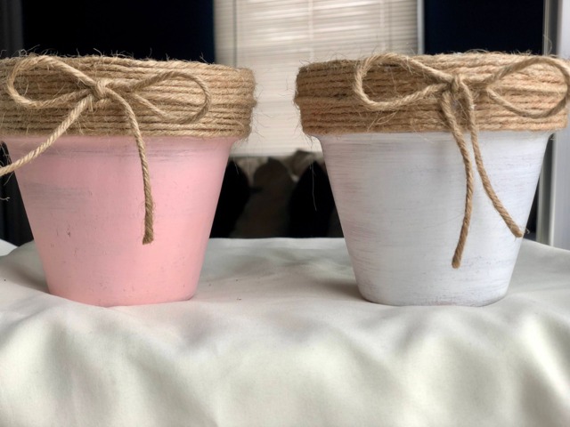 Petite Distressed Terra Cotta Pots - image 1