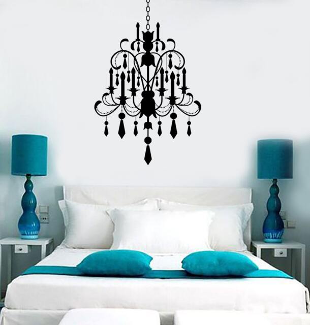 Wall Vinyl Decal Chandelier Amazing Modern Decor For Living Room Bedroom 1294Dz - image 1