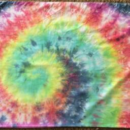 Rainbow Tie Dye Pillow Case - thumbnail 3