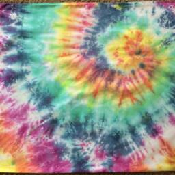 Rainbow Tie Dye Pillow Case - thumbnail 4