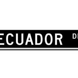 Ecuador Sign, Wall Decor, Gift, Souvenir Keepsake, Custom Street Quality Metal Sign - thumbnail 2