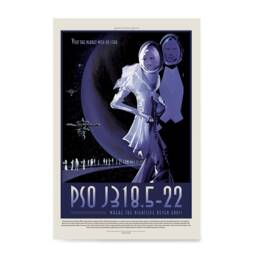 Nasa Space Tourism Posters - Wall Art Print For Home, Office, School, Classroom Decors Pso J318.5-22 The Planet With No Star - thumbnail 2