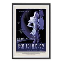 Nasa Space Tourism Posters - Wall Art Print For Home, Office, School, Classroom Decors Pso J318.5-22 The Planet With No Star - thumbnail 1
