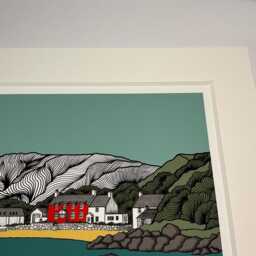 Ty Coch, Porthdinllaen Line Drawing Print - Welsh Coastal Art By Lisa Reeve - thumbnail 3
