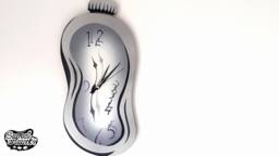 Dropping - Handmade Surreal Melting Clock, Wall Home Decor - thumbnail 1