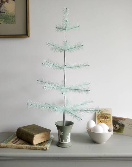 German Goose Feather Christmas Tree - image 1