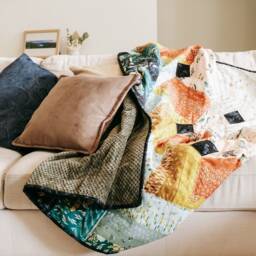 Mink Beaver Brown Velvet Cushion Cover - thumbnail 2
