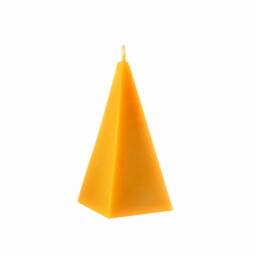 Pyramid Candle, Natural Beeswax Pure Beewax Handmade Candles, Gift Candles, Votive Candles - thumbnail 3