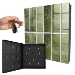 Green Tiles Key Cabinet For Home, Box Modern Backgrounds & Patterns, Lovers Of Interiors - thumbnail 1