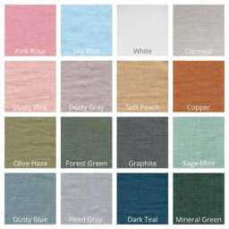 Oxford Style Linen Pillow Cover Case Sham Standard Queen King Euro Pillowcase - thumbnail 3