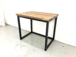 Reclaimed Wood Rustic Office Desk Steel Industrial