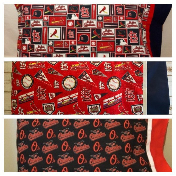 st Louis Cardinals & Baltimore Orioles Pillow Case - image 1