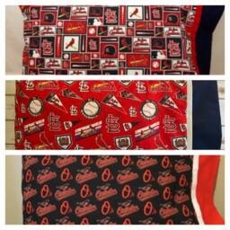 st Louis Cardinals & Baltimore Orioles Pillow Case