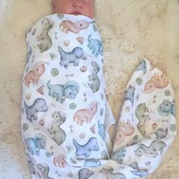 Halloween Farm Baby Muslin Swaddle Blanket 100% Cotton - thumbnail 4