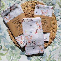 Halloween Farm Baby Muslin Swaddle Blanket 100% Cotton - thumbnail 2