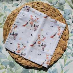 Halloween Farm Baby Muslin Swaddle Blanket 100% Cotton - thumbnail 1