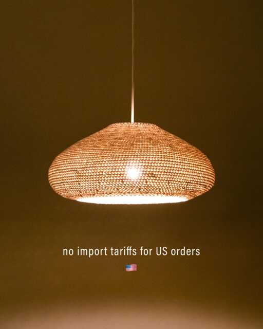 Yavora Crochet Pendant Lamp Japandi Style Lampshade, Nordic Minimalistic Hanging Light, Wabi Sabi Decor - image 1