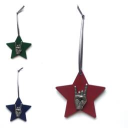 Rock On Christmas Tree Decoration - Music Ornament Handmade Decor Unique - thumbnail 4