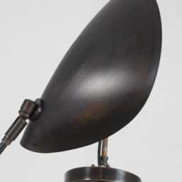 Blackened Brass Sputnik Chandelier - Mid-Century Modern 8-Light Pendant - thumbnail 3