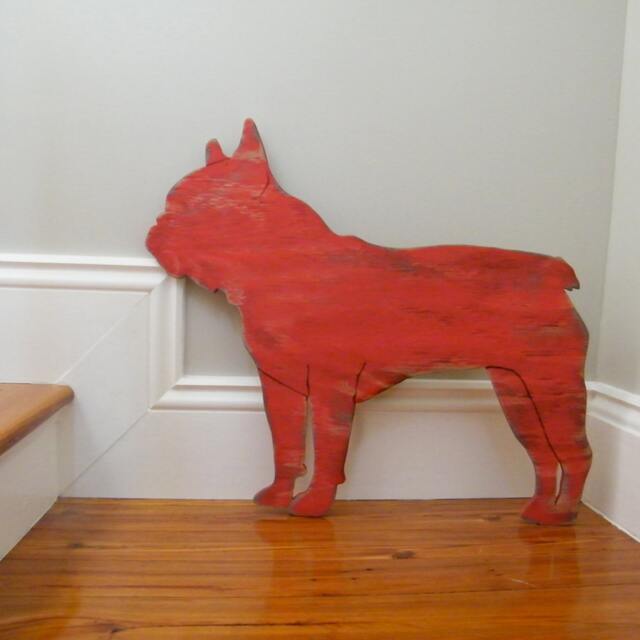 French Bulldog Sign Large Size Decor Oversized Frenchie Dog Wall Art Artwork - image 1