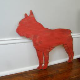 French Bulldog Sign Large Size Decor Oversized Frenchie Dog Wall Art Artwork - thumbnail 3