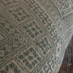 3Bm Designer Pillow Cover Lumbar - Nate Berkus Prussian Embroidered Mineral - thumbnail 2