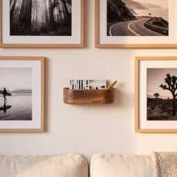 Personalized Walnut Holder - Engraved Wood Desk Organizer Wall Mail Custom Office Decor Solid Gift For Him - thumbnail 4