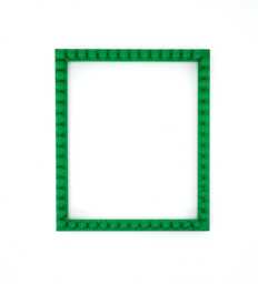 Green Bobbin Frame - Vibrant Wooden Picture in Multiple Sizes Or Custom Hand Made For Prints, Photos & Gifts - thumbnail 1