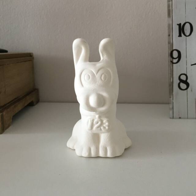 Ceramic Dog Miniature, Ready To Paint, Bisque, Small Figurines, Paintable Ceramics, Gift For Kids, Birthday Gift, Toys - image 1