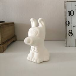 Ceramic Dog Miniature, Ready To Paint, Bisque, Small Figurines, Paintable Ceramics, Gift For Kids, Birthday Gift, Toys - thumbnail 2