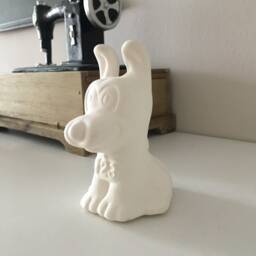Ceramic Dog Miniature, Ready To Paint, Bisque, Small Figurines, Paintable Ceramics, Gift For Kids, Birthday Gift, Toys - thumbnail 4