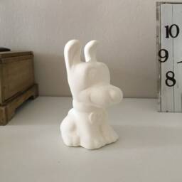 Ceramic Dog Miniature, Ready To Paint, Bisque, Small Figurines, Paintable Ceramics, Gift For Kids, Birthday Gift, Toys - thumbnail 3