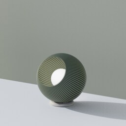 "Decorative Minimalist Eco-Design Table Lamp, ""Spot" - thumbnail 4