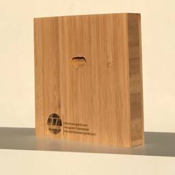 Seattle Bound - Wall Art Home Decor Bamboo Photo Block Epoxy Finish Washington State Ferry Pacific Northwest Sunrise Photograph - thumbnail 2