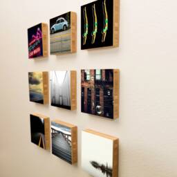 Seattle Bound - Wall Art Home Decor Bamboo Photo Block Epoxy Finish Washington State Ferry Pacific Northwest Sunrise Photograph - thumbnail 3