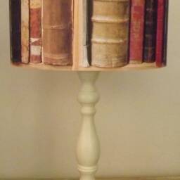 Old Book Lamp Shade, Lampshade , Antique Books, Free Gift, Fatta Da Mamma - thumbnail 3