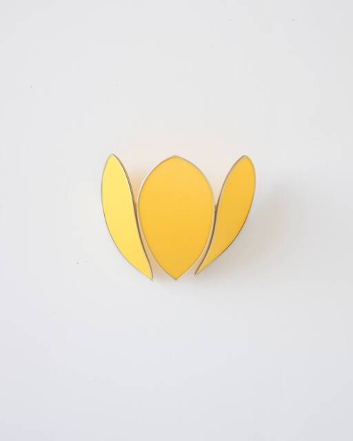 Mimosa & Gold Flower Wall Light - image 1