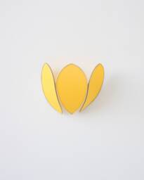 Mimosa & Gold Flower Wall Light