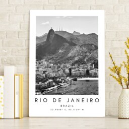 Rio De Janeiro Print Brazilian Cityscape Wall Art - thumbnail 3