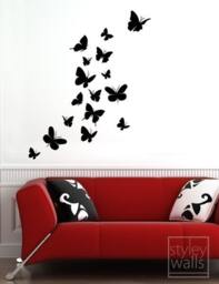Butterflies Wall Decal, Sticker For Nursery Baby Room Decor, Decal Girls - thumbnail 3