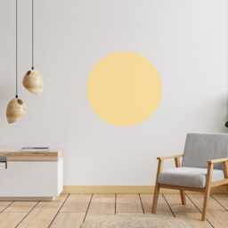 Large Circle Wall Decal, Colour Block Abstract Art, Modern Sticker - thumbnail 3