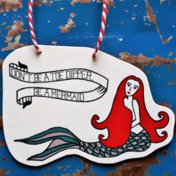 Small Sign - Mermaid Gift Friendship Token Stocking Filler Secret Santa Christmas For Her Girls Home Accessories - thumbnail 2
