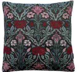 William Morris Royal Garden Rose Woven Cushion Cover - thumbnail 1
