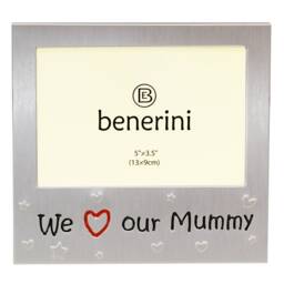 "Personalised "" We Love Our Mummy Photo Picture Frame - 5 X 3.5" - thumbnail 2